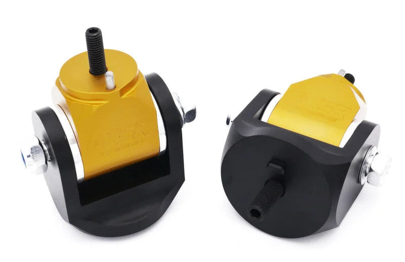 ISR Performance Billet Engine Mount Set with Solid Bushings - Nissan 350Z/G35 Z33 - Side View