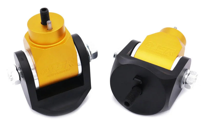 ISR Performance Billet Engine Mount Set with Solid Bushings - Nissan 370Z/G37 Z34 - Side View