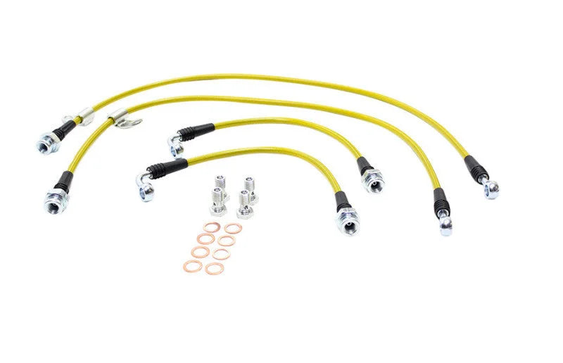 ISR Performance Brake Line Kit - Nissan 350Z (Brembo Brakes) - Side View