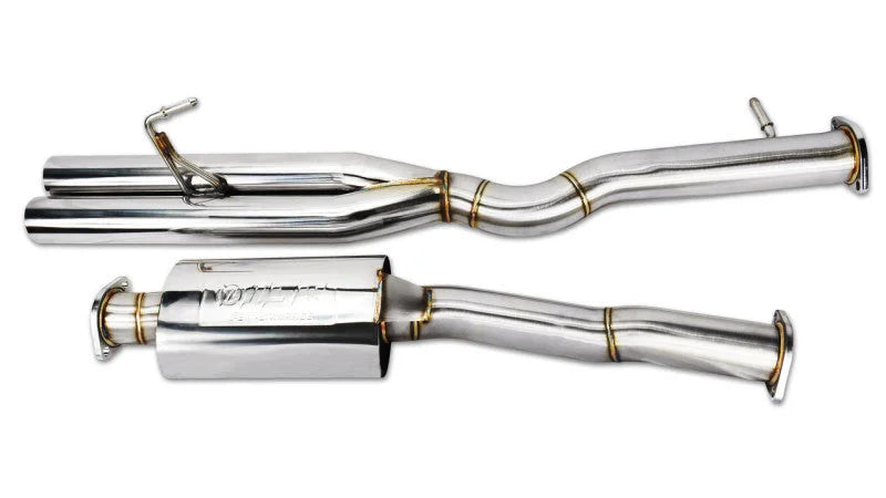 ISR Performance EP (Straight Pipes) Dual Tip Exhaust - 03-07 Infiniti G35 Coupe - Detail View