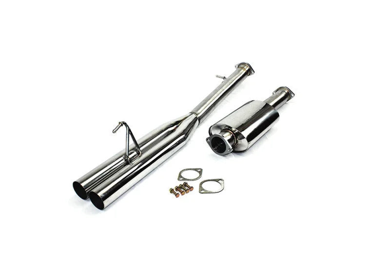 ISR Performance EP (Straight Pipes) Dual Tip Exhaust - Nissan 350Z - Side View