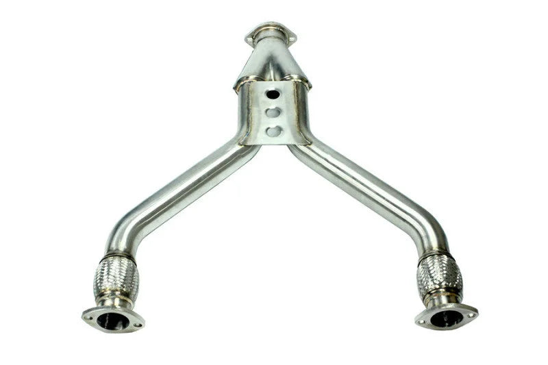 ISR Performance Exhaust Y-Pipe - Nissan 350z / G35 (Non AWD X Models) - Side View