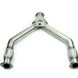 Load image into Gallery viewer, ISR Performance Exhaust Y-Pipe - Nissan 370z / G37 (Non AWD X Models) - Side View