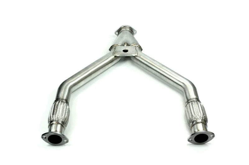 ISR Performance Exhaust Y-Pipe - Nissan 370z / G37 (Non AWD X Models) - Side View