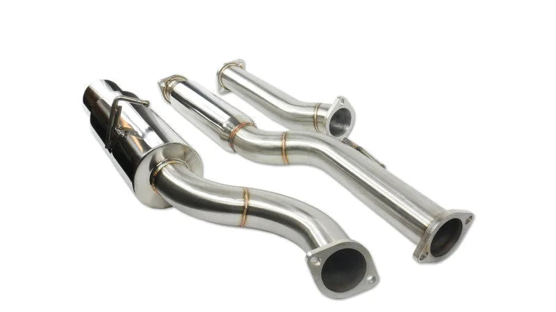 ISR Performance GT Single Exhaust - 2009+ Hyundai Genesis Coupe 2.0T - Side View