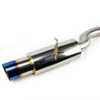 Load image into Gallery viewer, ISR Performance GT Single Exhaust - 2009+ Hyundai Genesis Coupe 2.0T - Burnt Tips - Side View