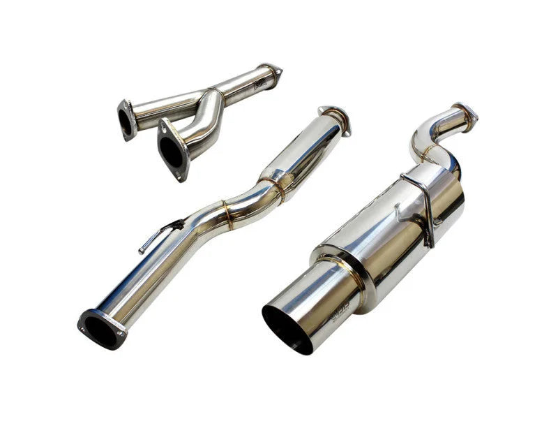 ISR Performance GT Single Exhaust - Hyundai Genesis Coupe 3.8 - Side View
