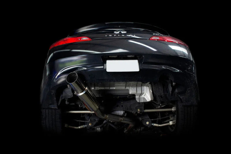 ISR Performance GT Single Exhaust - Infiniti G37 Coupe RWD - Detail View