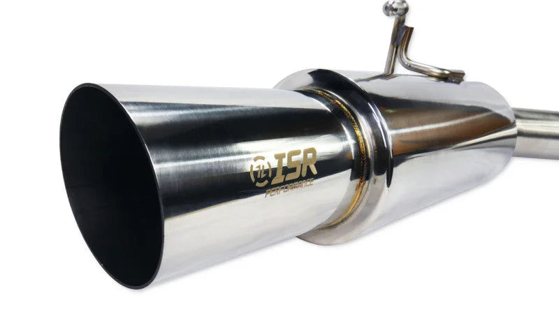 ISR Performance GT Single Exhaust - Infiniti Q60 Coupe RWD - Side View