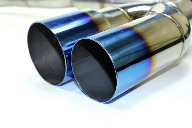 ISR Performance Race Exhaust - 09-13 Hyundai Genesis Coupe 3.8 V6 - Side View
