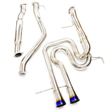 Load image into Gallery viewer, ISR Performance Race Exhaust - 2013+ Hyundai Veloster Turbo - Side View