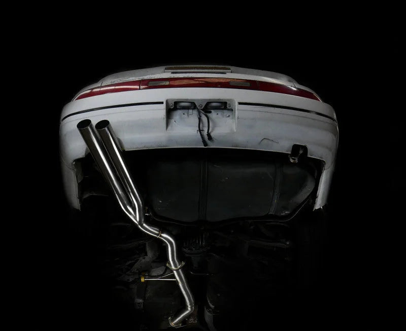 ISR Performance Series II - EP Dual Rear Section Only - 89-94 Nissan 240sx (S13) - Main Product View