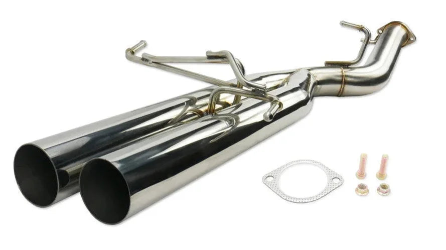 ISR Performance Series II - EP Dual Rear Section Only - 95-98 Nissan 240sx (S14) - Detail View