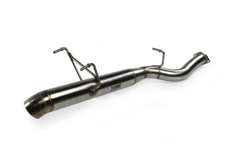 ISR Performance Series II - EP Single Tip Blast Pipe Exhaust Non Resonated- 89-94 Nissan 240sx (S13) - Side View