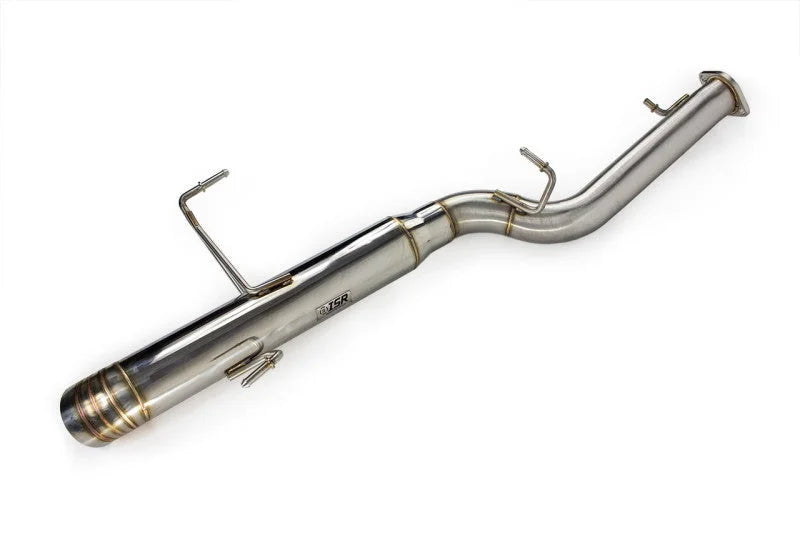 ISR Performance Series II - EP Single Tip Blast Pipe Exhaust Non Resonated- 95-98 Nissan 240sx (S14) - Side View