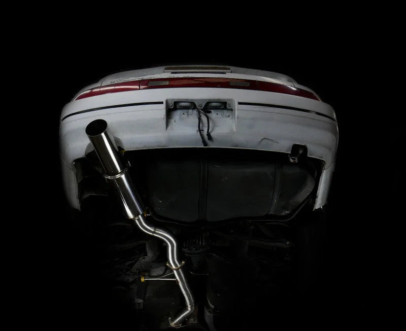 ISR Performance Series II - GT Single Exhaust System - Non Resonated - 89-94 Nissan 240sx (S13) - Detail View