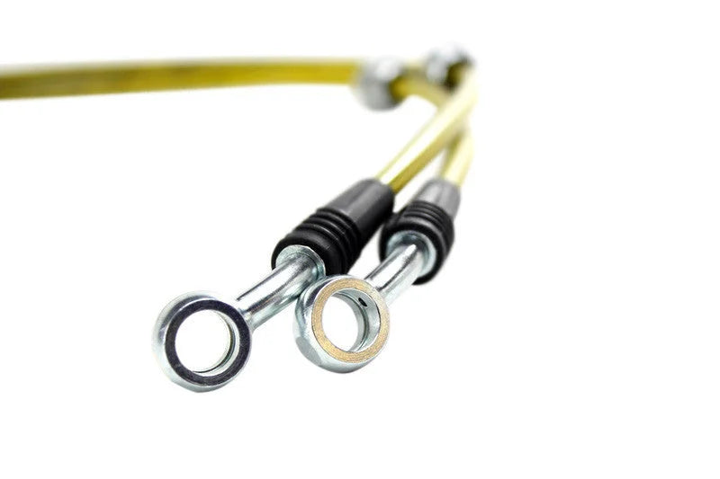 ISR Performance Stainless Steel Front Brake Lines - Nissan 240sx (S13/S14) - Side View