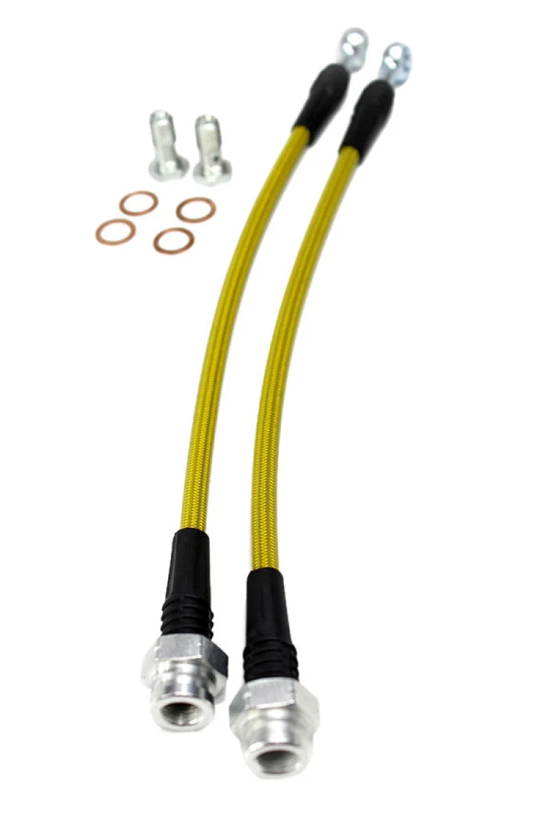 ISR Performance Stainless Steel Rear Brake Lines - Nissan 240sx (S13/S14) - Side View