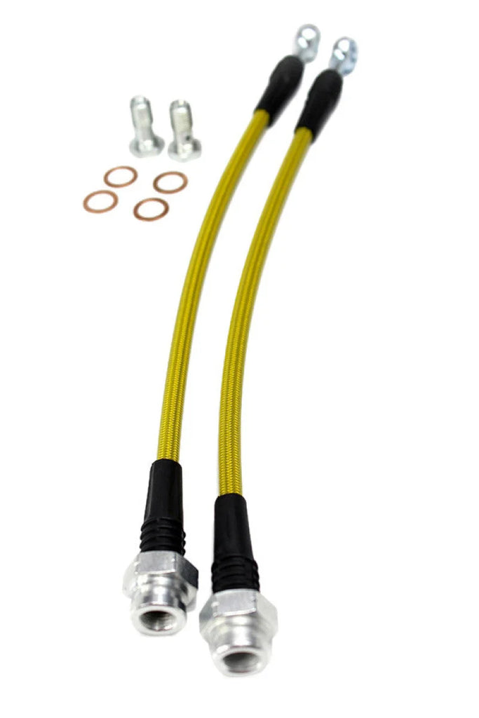 ISR Performance Stainless Steel Rear Brake Lines - Nissan 240sx (S13/S14) - Side View