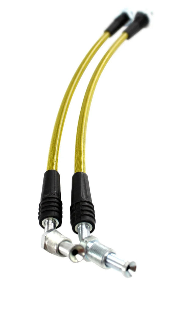 ISR Performance Stainless Steel Rear Brake Lines - Nissan 240sx - 300zx Z32 Conversion - Side View