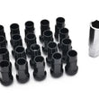 Load image into Gallery viewer, ISR Performance Steel 50mm Open Ended Lug Nuts M12x1.25 - Black
