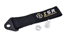 Load image into Gallery viewer, ISR Performance Universal Racing Tow Strap - Black - Detail View