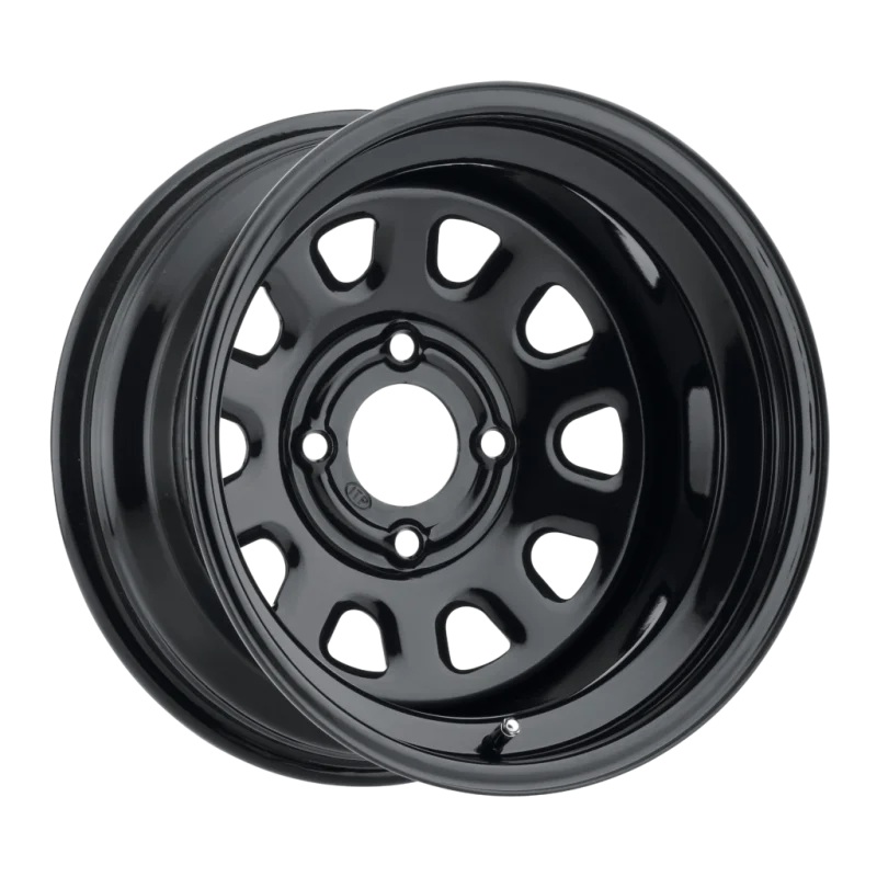 ITP Delta Steel 14x7 / 4x137 BP / 4+3 Offset Black Wheel