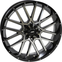 Load image into Gallery viewer, ITP Hurricane 20x6.5 / 4x137 BP / 4+2.5 Offset Gloss Black w/ Milled Edges Wheel