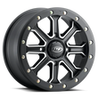 Load image into Gallery viewer, ITP Inertia Beadlock 15x7 / 4x156 BP / 40mm Offset Matte Black w/ Machined Accents Wheel