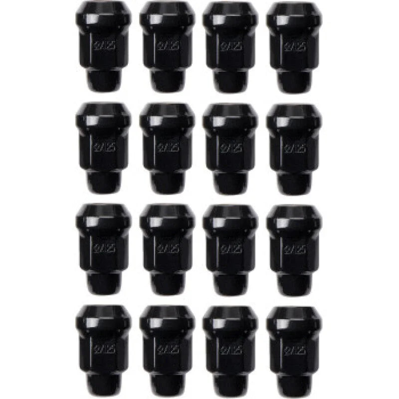 ITP Lug Nuts (Box of 16) - 12x1.25 60 Deg Taper / 17mm Head - Black