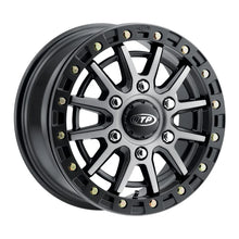 Load image into Gallery viewer, ITP SD10 Beadlock 15x7 / 5/4.5 BP / 6+1 Offset Grey w/ Black Ring Wheel