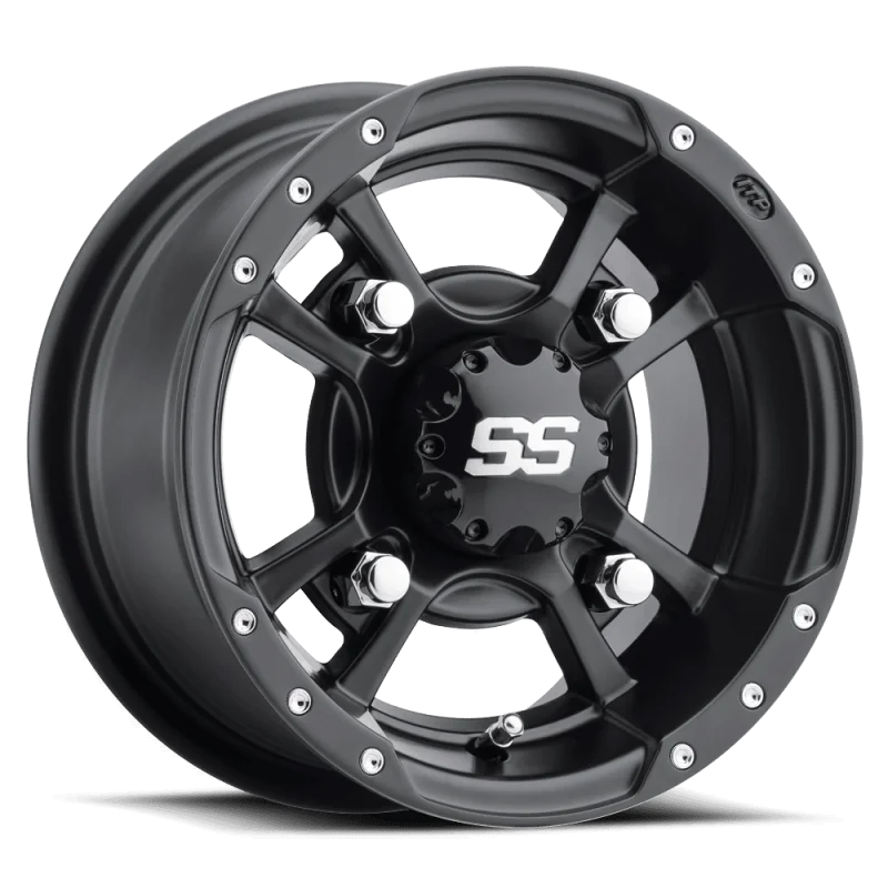 ITP SS 112 9x8 / 4x110 BP / 3+5 Offset Black Wheel