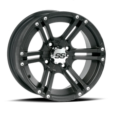 Load image into Gallery viewer, ITP SS 212 12x7 / 4x110 BP / 2+5 Offset Black Wheel