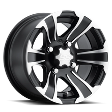 Load image into Gallery viewer, ITP SS 312 14x6 / 4x156 BP / 4+2 Offset Black w/ Machined Wheel