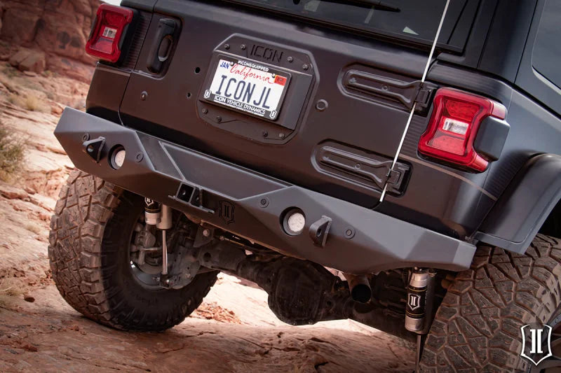 Icon 2.5in Rubber Grommet LED Reverse Light Kit - Side View