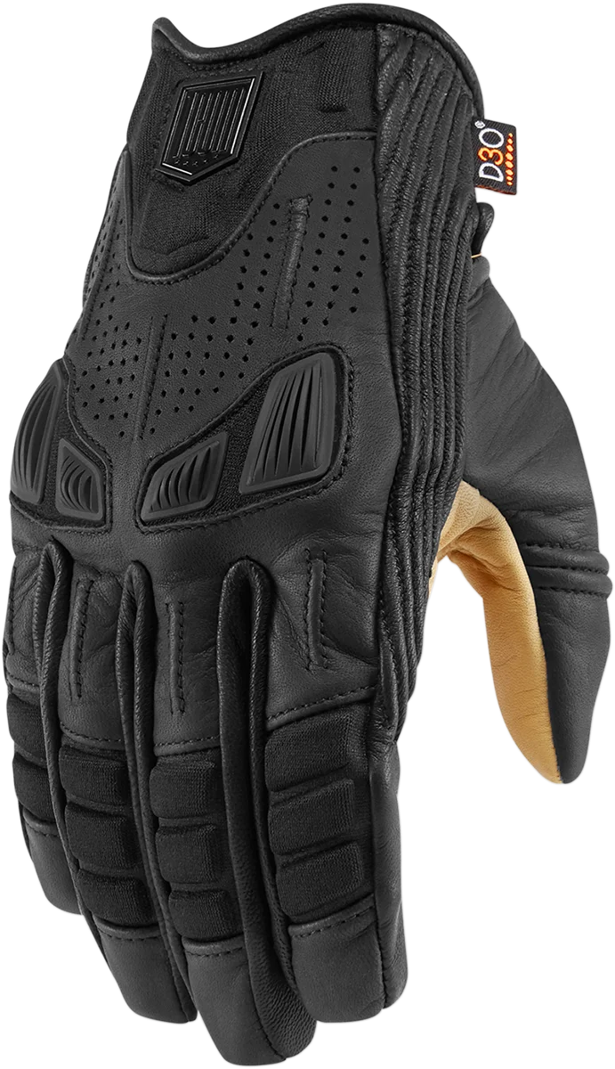 Icon - AXYS™ Gloves - Black - Small - 33012878 - Back View