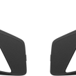 Load image into Gallery viewer, Icon - Airform Chin Vent - Rubatone Black - 01331371 - Side View