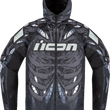 Load image into Gallery viewer, Icon - Airform Manik'r™ Jacket - Black - Small - 28206668 - Back View