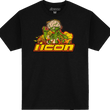 Load image into Gallery viewer, Icon - Bugoid Blitz™ T-Shirt - Black - XL - 303023654 - Side View