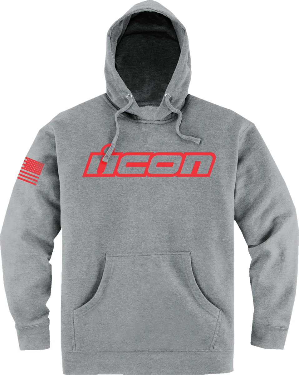 Icon - Clasicon™ Hoodie - Heather Gray - Small - 30506527 - Side View