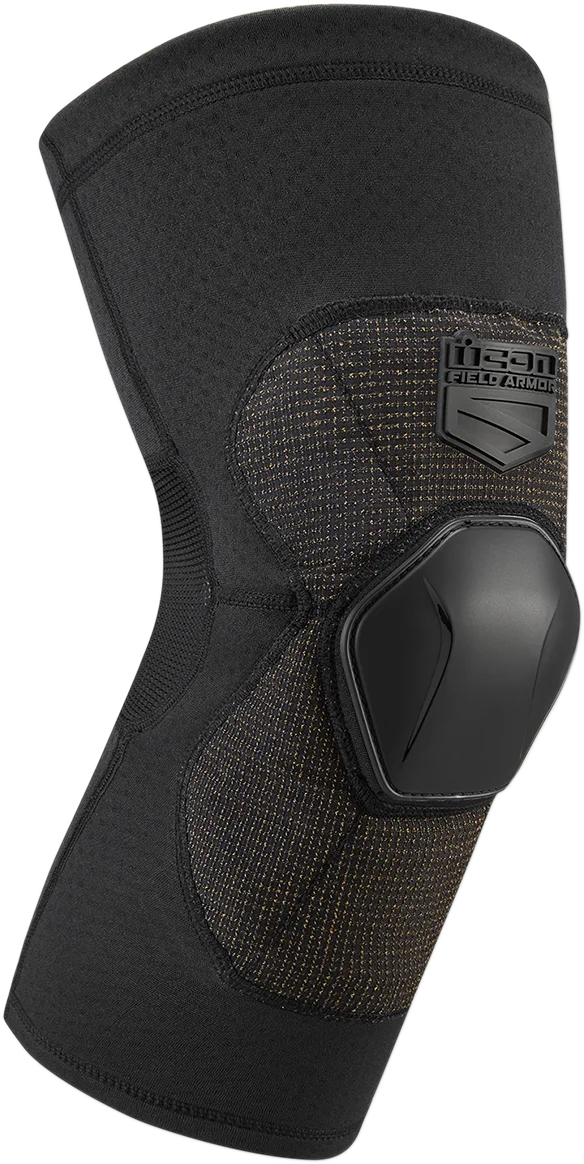 Icon - Field Armor™ Compression Knee Guards - Black - XL - 27040503 - Back View