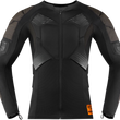 Load image into Gallery viewer, Icon - Field Armor™ Compression Shirt - Black - Large - 27010989 - Back View