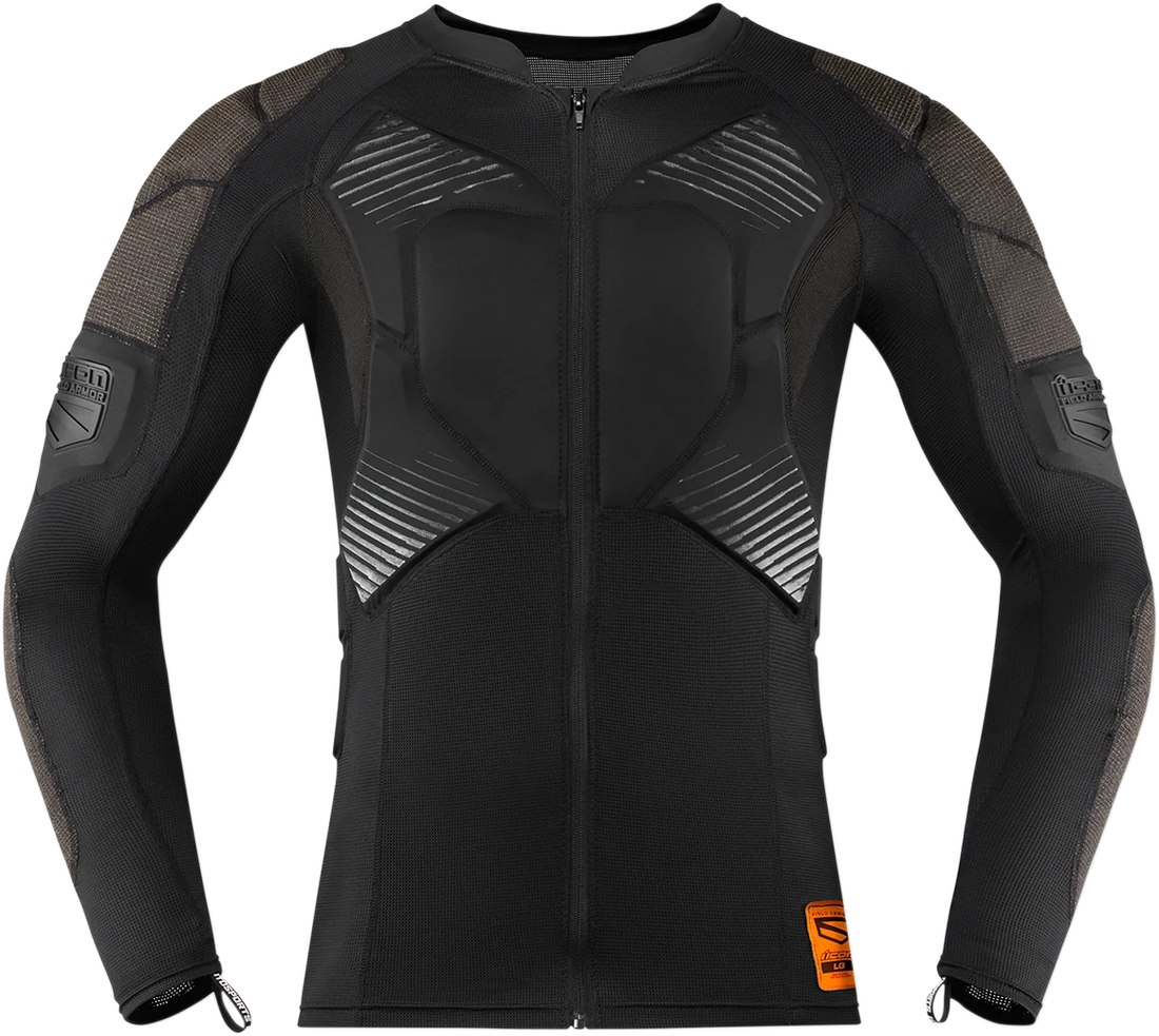 Icon - Field Armor™ Compression Shirt - Black - Medium - 27010988 - Back View