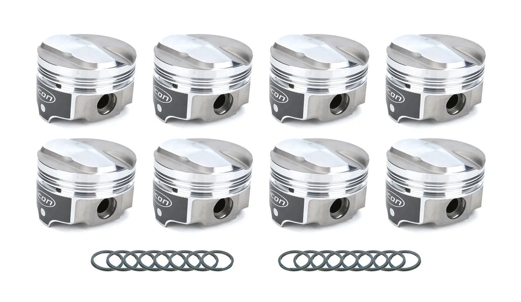 Icon Forged Pistons BBC FHR Dome Piston Set 4.125 Bore +17cc IC9948.STD