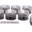 Load image into Gallery viewer, Icon Forged Pistons BBC FHR Dome Piston Set 4.155 Bore +17cc IC9948.030