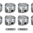 Load image into Gallery viewer, Icon Forged Pistons BBC FHR Domed Piston Set 4.155 Bore +41cc IC10009-.030
