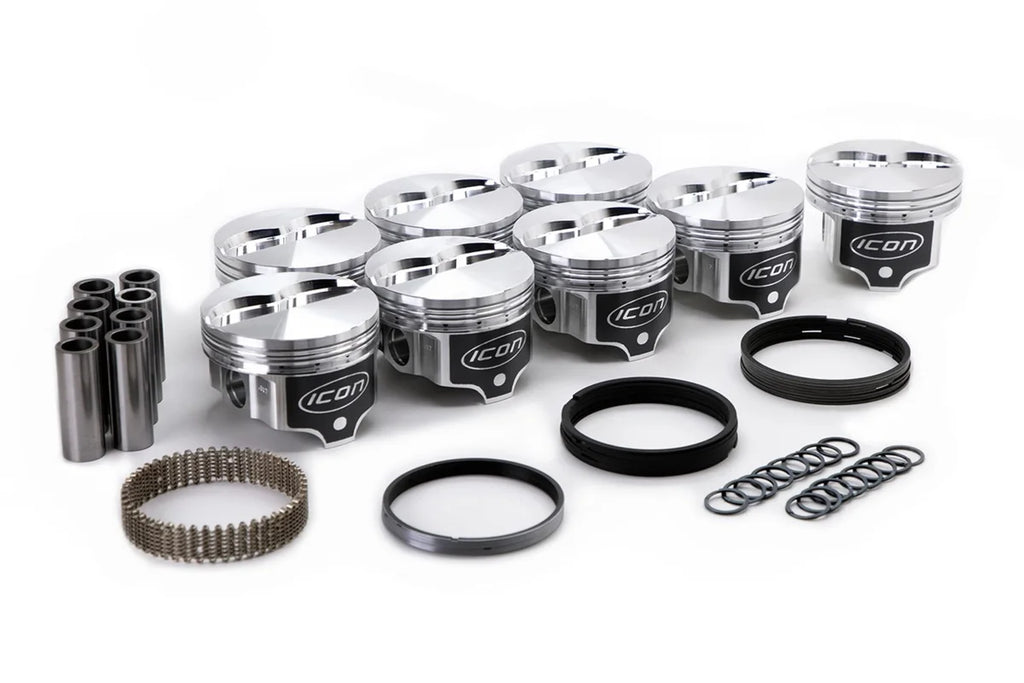 Icon Forged Pistons BBF FE FT Piston Set 4.233 Bore  -4.5cc IC864.017
