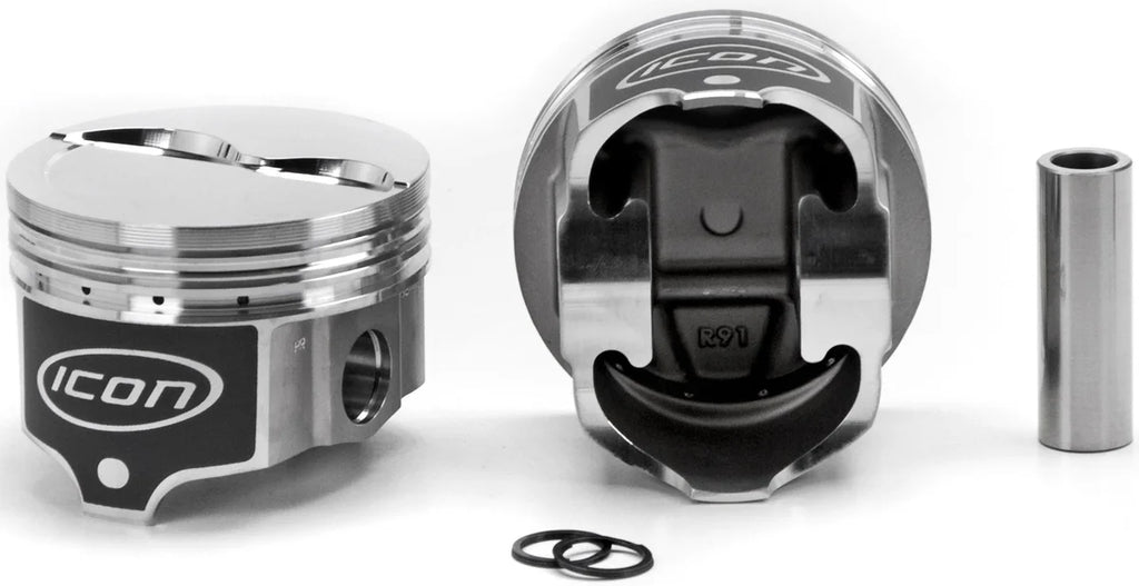 Icon Forged Pistons BBM Dished Piston Set 4.350 Bore  -12cc IC836.030