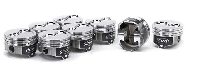 Icon Forged Pistons BBM Dished Piston Set 4.360 Bore -23.7cc IC840.040