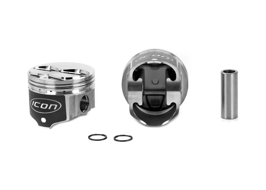 Icon Forged Pistons BBM Dome Piston Set 4.290 Bore +4.5cc IC687.040